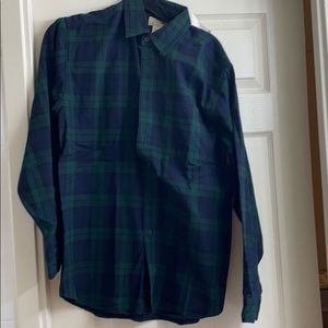 Men’s M L.L.Bean Button Down Flannel Shirt